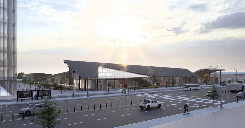 유성복합터미널 외부 투시도.(대전시 제공)/뉴스1