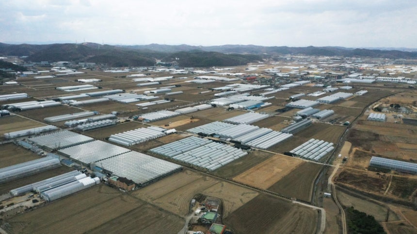 반도체 클러스터 조성 예정지인 경기도 용인시 남사읍 모습.뉴시스