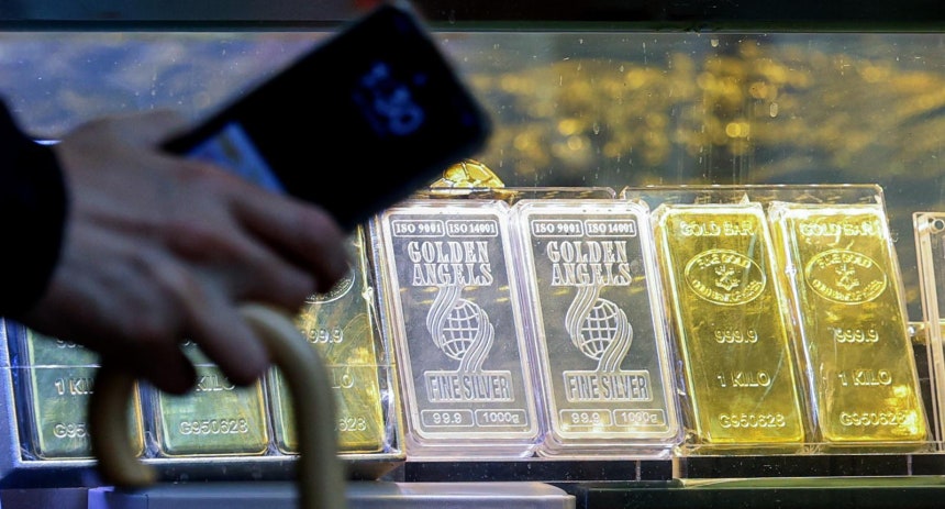 (자료사진) 서울 종로구 한 금은방에 금과 은 제품들이 진열돼 있다.2025.10.13 뉴스1