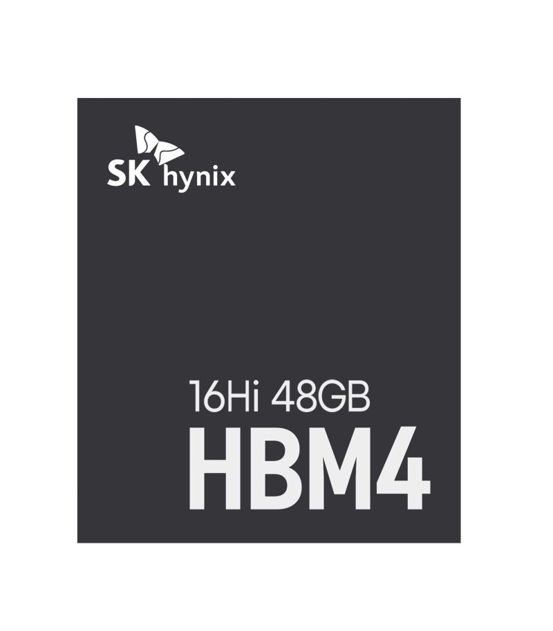 SK하이닉스, HBM4 16단 48GB 제품 첫선