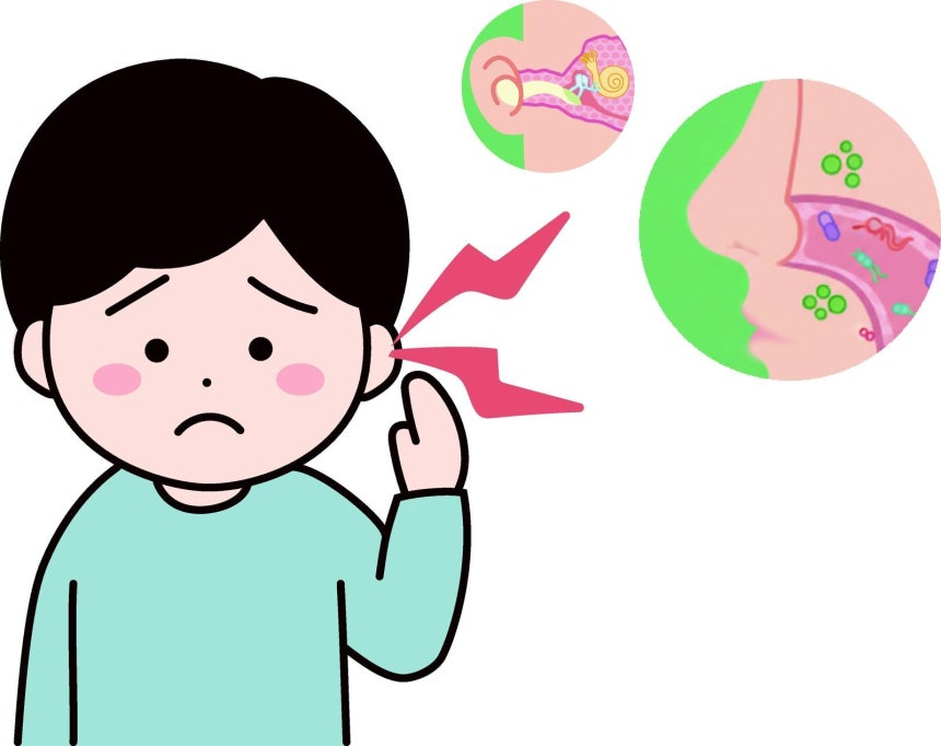 6세 이후 초등학생의 중이염은 아데노이드 세균 환경이 중요한 영향을 줄 수 있다.게티이미지뱅크 