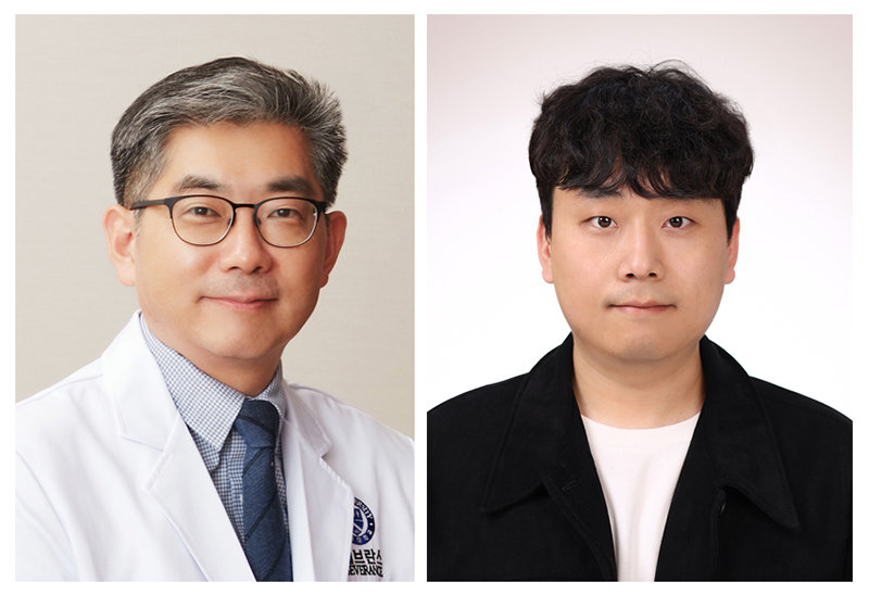 왼쪽부터 김형표 교수, 이은총 교수 