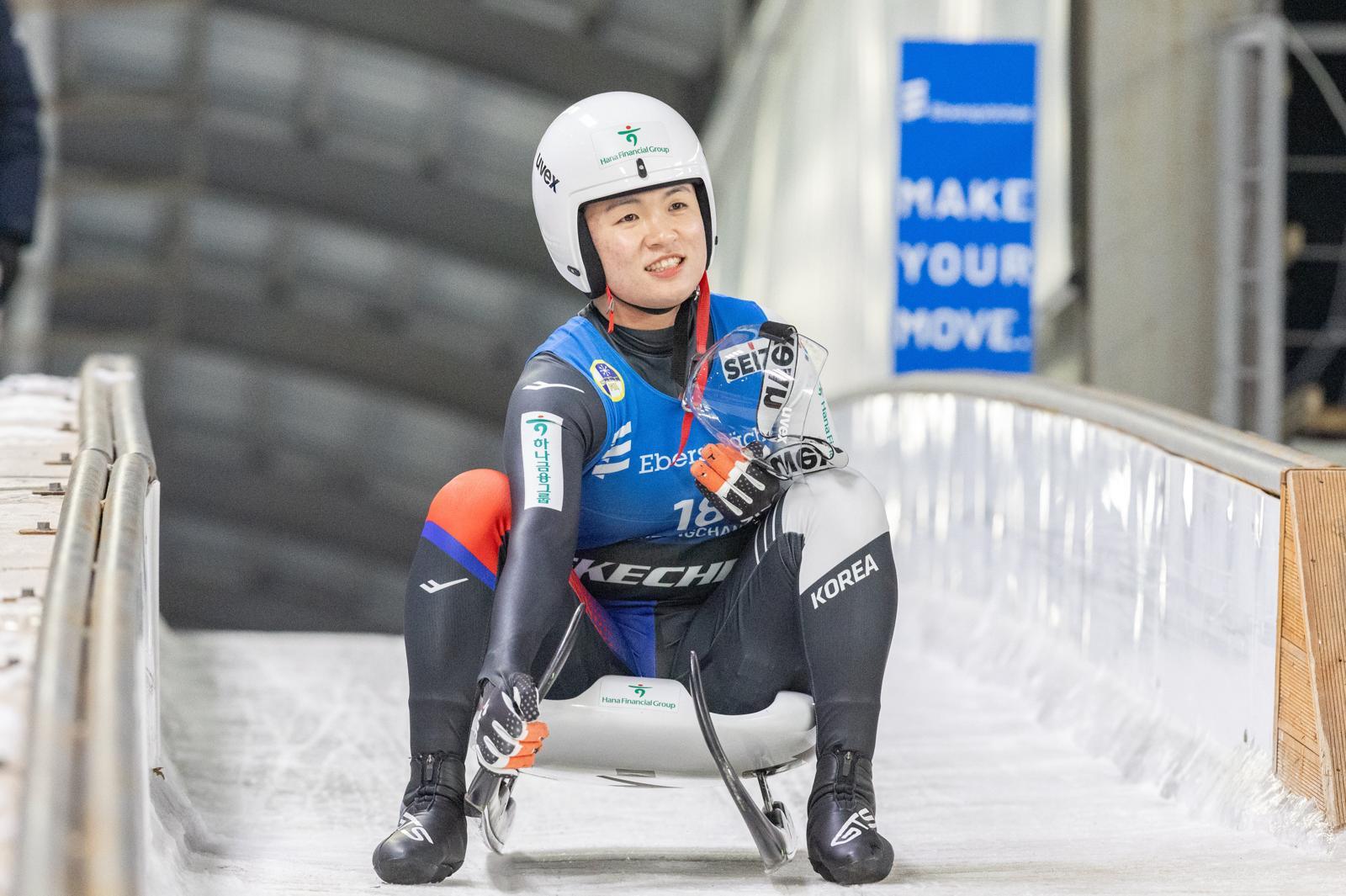 루지 정혜선 “3수 끝 밀라노행 티켓, 후회 없이 경기”