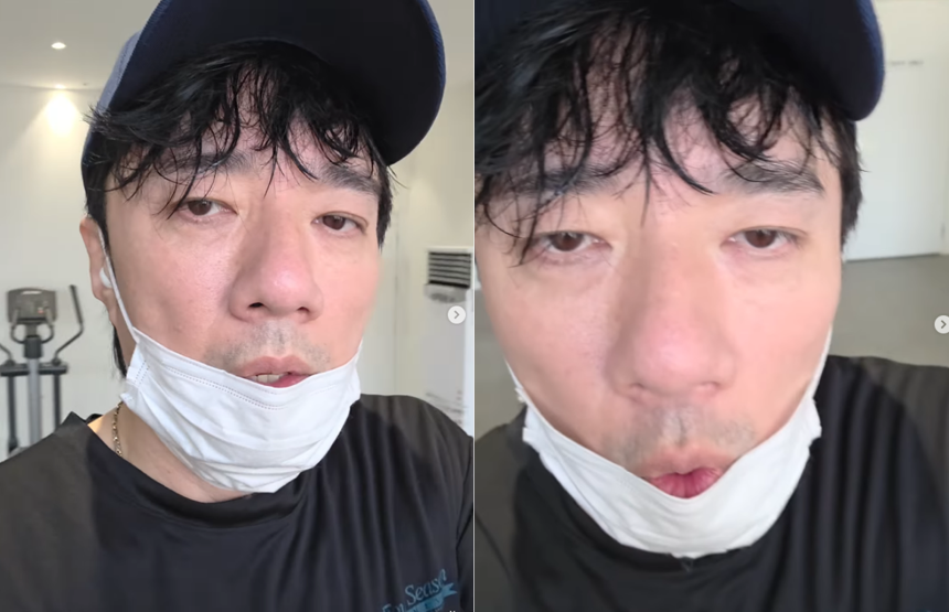 배기성은 15일 “살을 빼는 것보다 유지하는 게 어려운 거 같다”며 “더 열심히 하지만 정말 쉽지 않다”는 글과 함께 운동하는 사진을 게재했다. 배기성 인스타그램 캡처