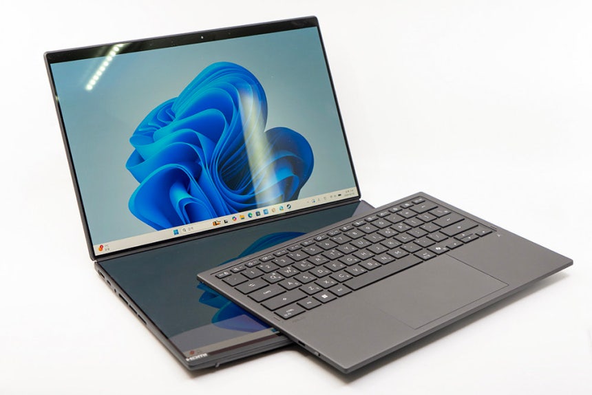 테스트에는 인텔 코어 울트라 X9 388H를 탑재한 에이수스 젠북 듀오 UX8407A를 활용했다 / 출처=IT동아