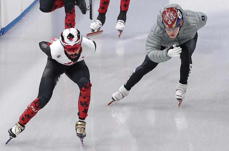 쇼트트랙 임종언, 난적 단지누와 함께 타며 전략 구상