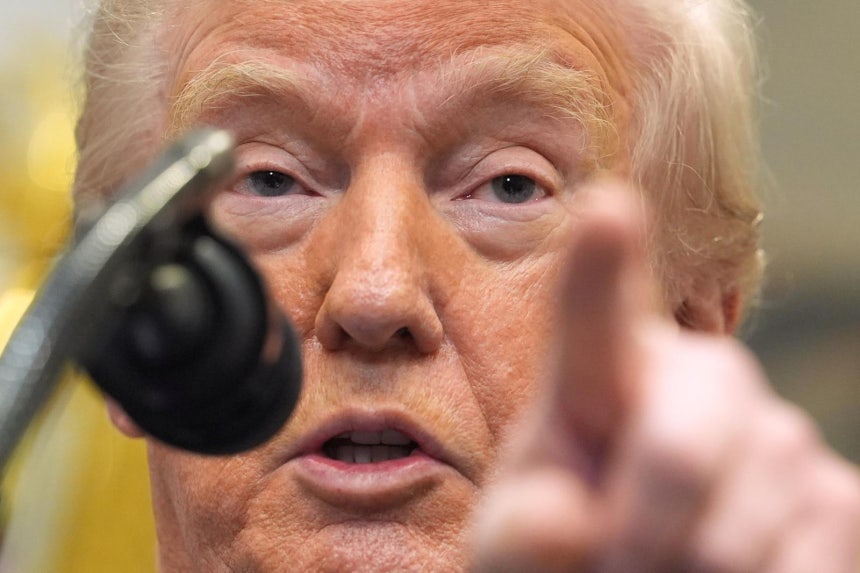 트럼프 대통령. AP 뉴시스