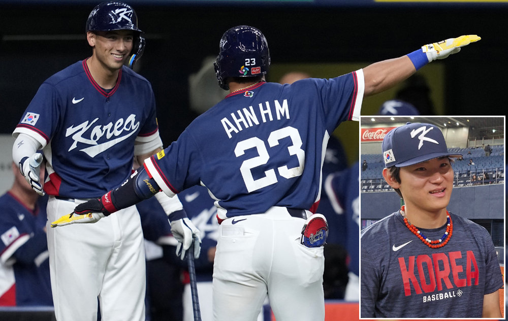 “전세기 타고 마이애미 가자” 8강 결의 비행 세리머니