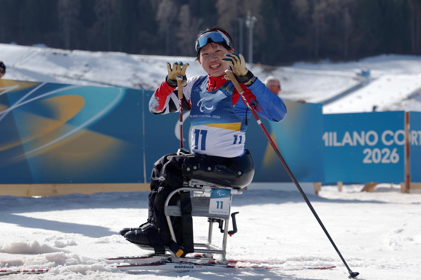 ‘스마일리’ 김윤지, 韓 겨울패럴림픽 여성 첫 金