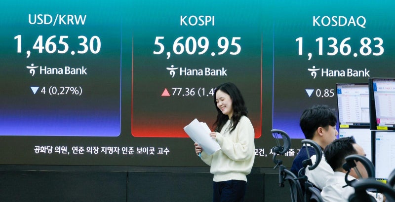 코스피, 빅테크 AI투자 확대 등 힘입어 이틀연속 강세