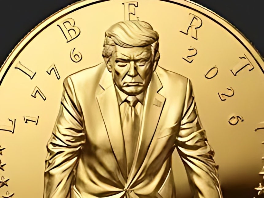 트럼프 행정부가 건국 250주년을 기념해 현직 대통령의 초상이 담긴 24K 금화 발행을 추진 중이다. 뉴시스