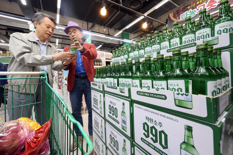 한 병에 990원 ‘착한소주’