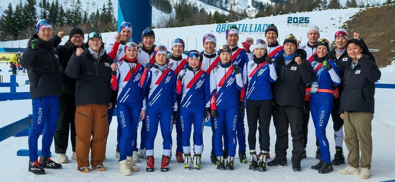 “귀화 대표선수 등 훈련비에 써달라”… 에이스침대, 바이애슬론 3억 후원