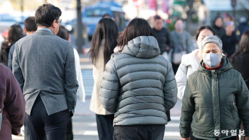 꽃샘추위에 다시 꺼낸 패딩