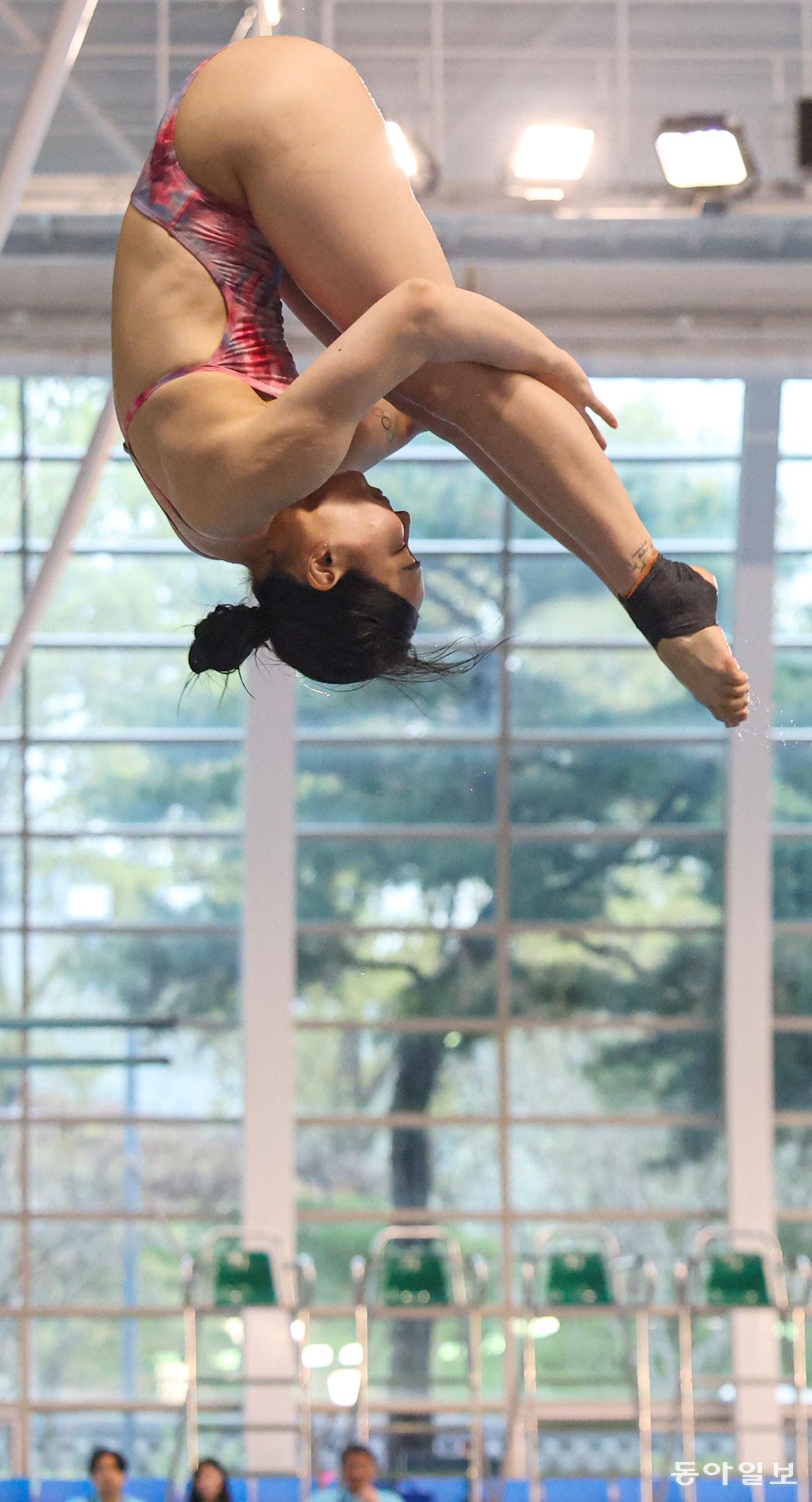 김수지, 다이빙 1m 스프링보드 金