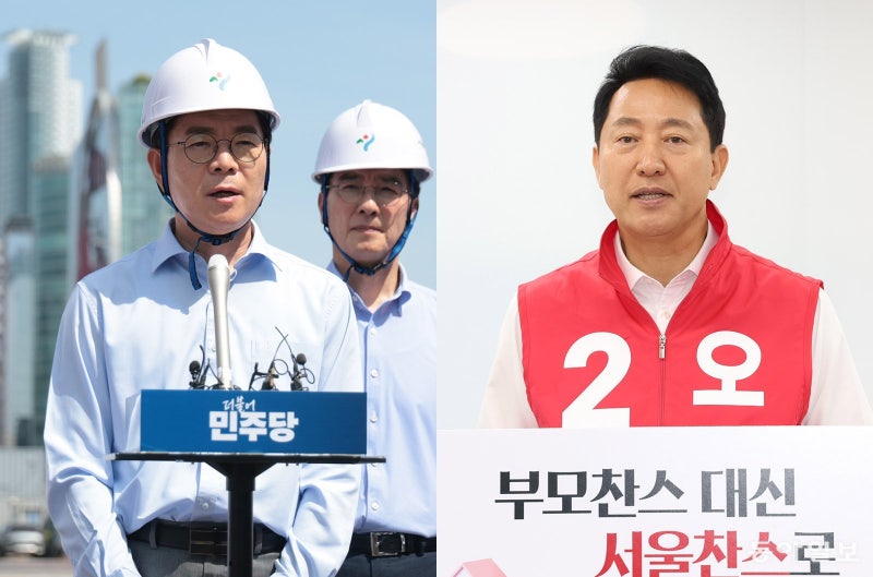 정원오 “매입임대 늘려 전월세 도움” vs 오세훈 “청년 집값 20%로 내집 마련”