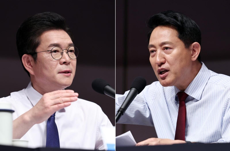 전재수 1호공약 “부산에 4대 해양산업벨트”… 박형준 “30세에 1억, 청년 자산 형성 지원”