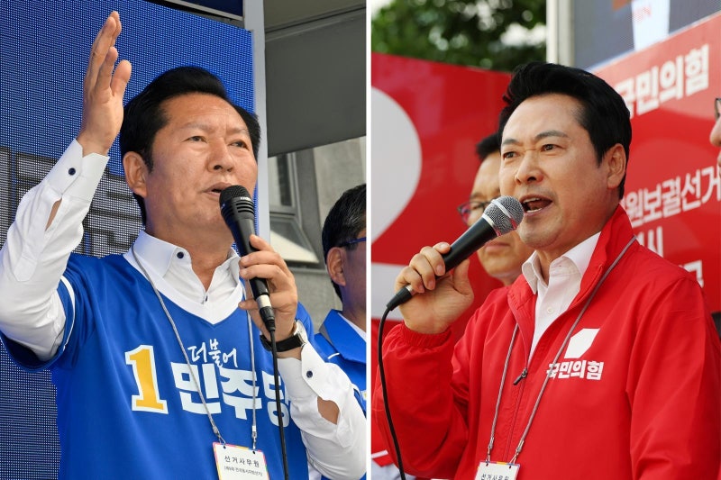 전북지사 선거에 명운 달린 정청래…장동혁은 충남에 다걸기