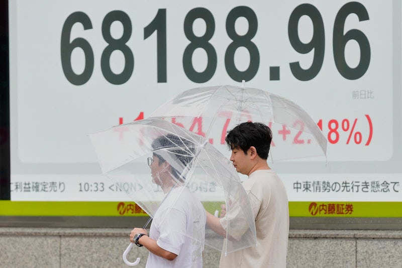 日 닛케이주가, 사상 첫 6만8000 돌파