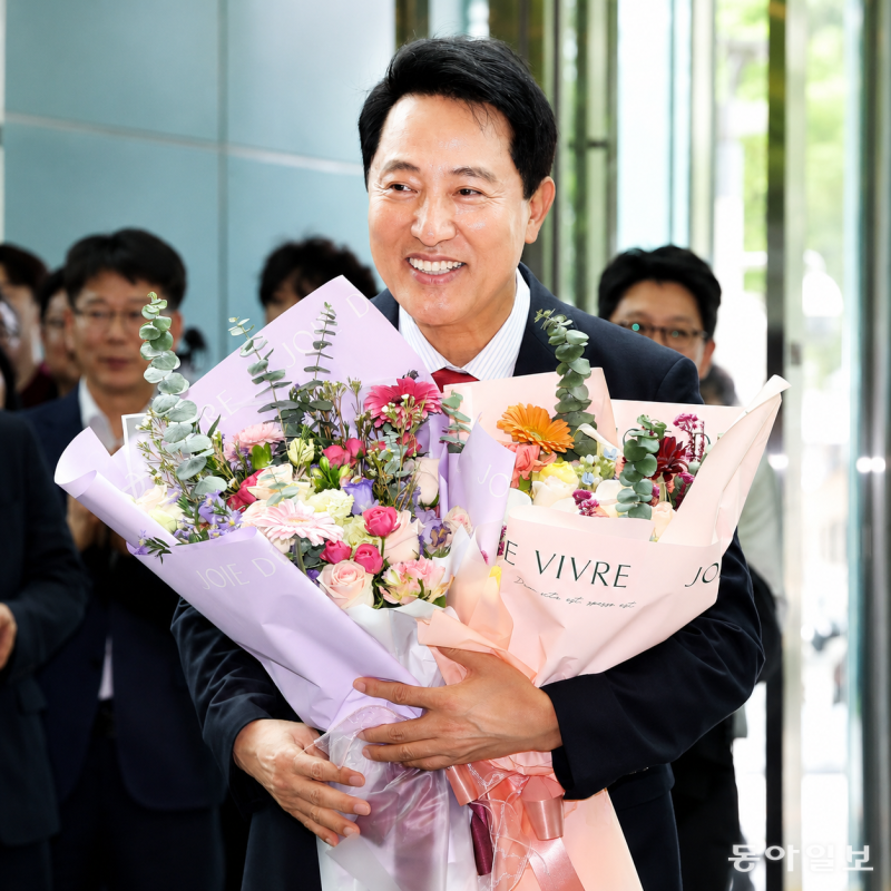시도지사 민주 12 : 국힘 4… 서울 오세훈 막판 대역전
