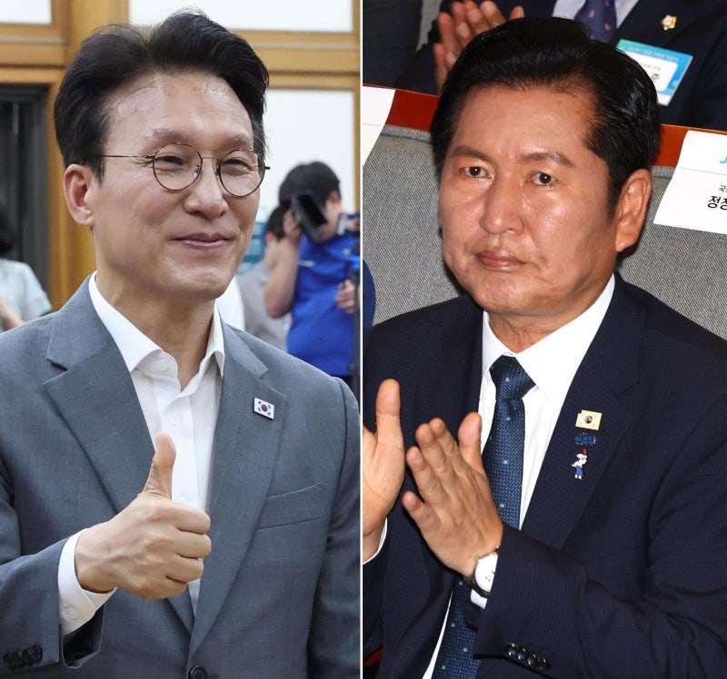 與 당대표 주자들 “자기 정치” 난타전