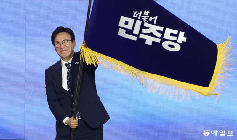 민주당 새 대표 김민석 “당청 전면 <b>협력</b>할것”