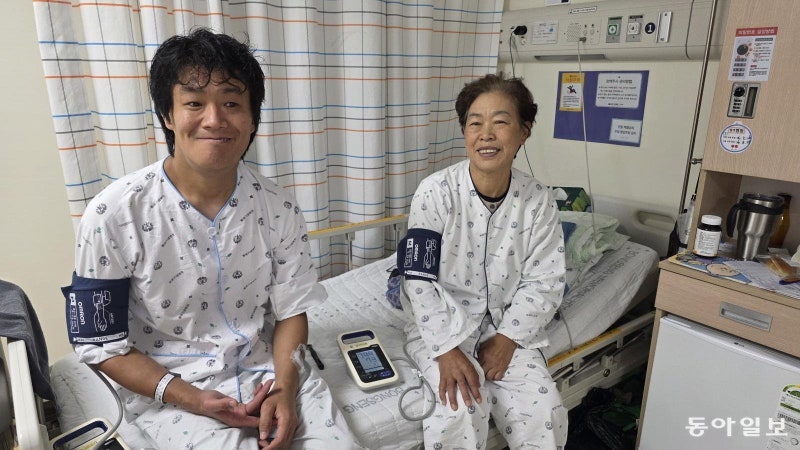 뇌병변 아들 “엄마와 오래 살고파” 신장 기증