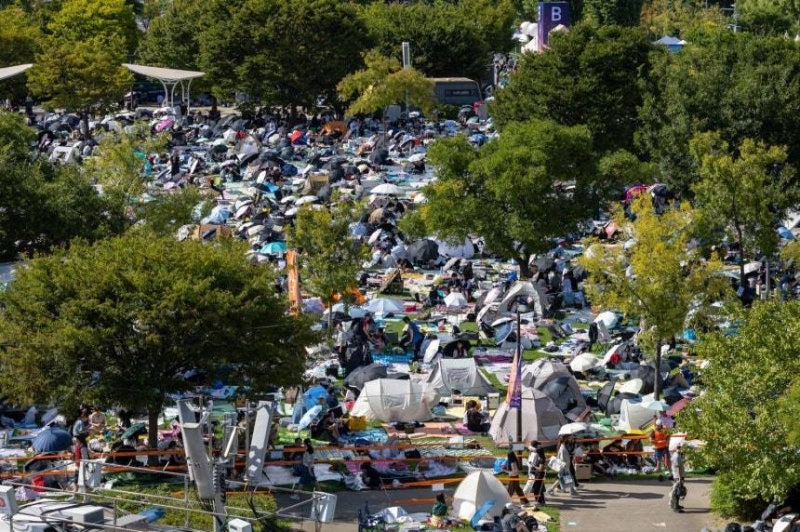 [속보]<b>서울</b><b>불꽃축제</b> 인파 몰리며 여의나루역 무정차 통과