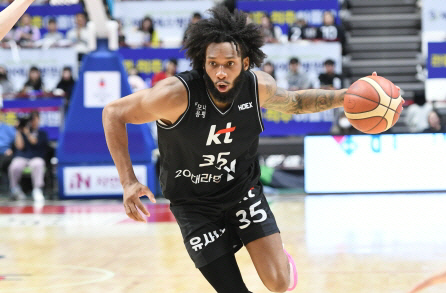 kt <b>배스</b>, 프로농구 <b>3라운드</b> MVP 선정