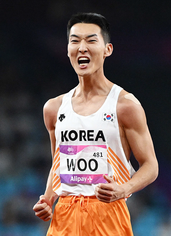 2m32… <b>우상혁</b>, 슬로바키아 <b>높이뛰기</b> 우승
