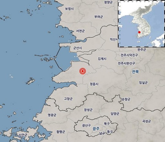 [속보]기상청 “전북 <b>부안</b>군서 규모 4.8 <b>지진</b>”…올해 최대 규모
