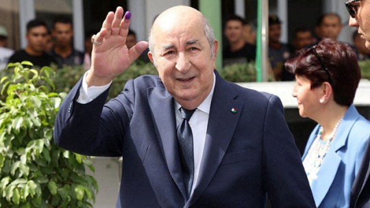 Abdelmadjid Tebboune, President of Algeria. Reuters