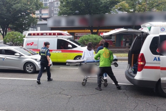 <b>전국체전 마라톤</b> 뛰던 <b>선수</b> 자동차에 치어 병원 후송