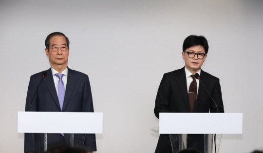 [속보]<b>한동훈</b> “당 대표가 <b>국정</b> 권한 행사할 수 없어…총리가 챙길 것”