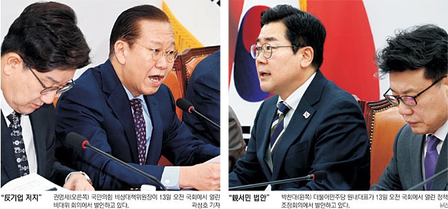 ‘상법개정안’ 밀어붙이는 민주… 기업들 줄소송 위기 내몰려