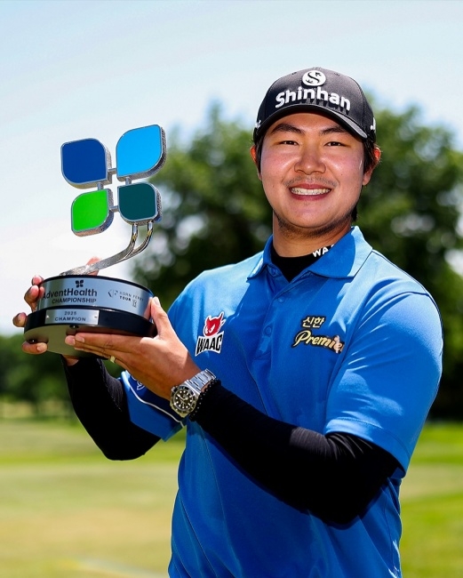 <b>김성현</b>, PGA 2부 <b>투어</b>서 첫 <b>우승</b>