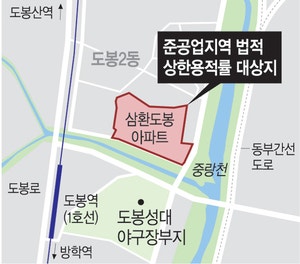 삼환도봉아파트 993세대로 탈바꿈… 준공업지역 용적률 완화 1호