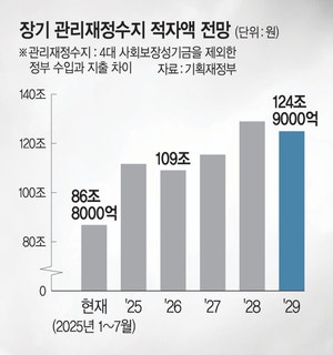 나라살림 ‘역대 3위 적자’… 확장재정 경고음 커진다