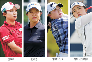 땅끝마을서 LPGA 한·일 골퍼들 ‘자존심 대결’