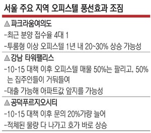 10·15 대책 이후… 규제 비켜 간 오피스텔 풍선효과