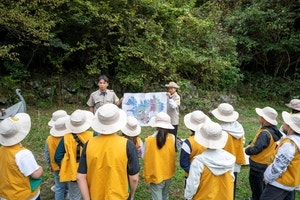 솔방울 던지고 집라인도 타고… ‘저지오름’과 친구된 아이들[농촌愛올래]