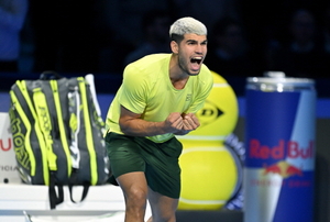 <b>알카라스</b>, ATP <b>연말 세계</b>랭킹 <b>1위</b> 확정…2022년 이어 2번째