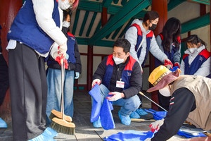 현대모비스, 창원서 문화재 보존활동