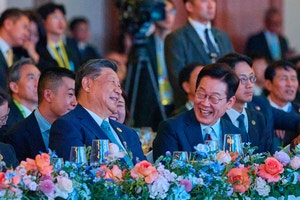 이재명 간담회 참석