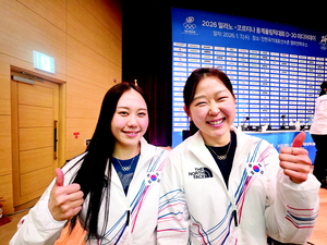 김민선·박지우 “오륜 목걸이에 金 꿈 담았어요”