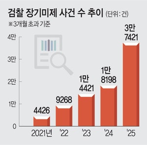 3특검發 검찰 인력난 심화… 장기미제 사건 2배 늘어