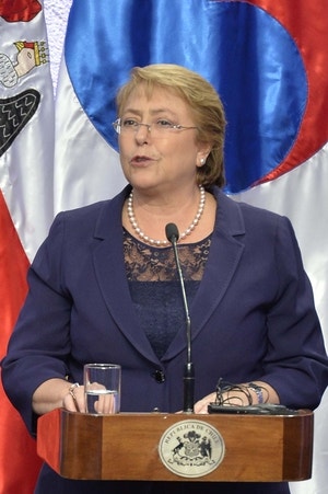 바첼레트 전 칠레 대통령, 차기 유엔총장 후보 등록