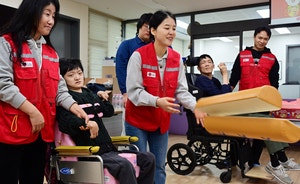 LG전자 임직원, 장애인 봉사활동 진행