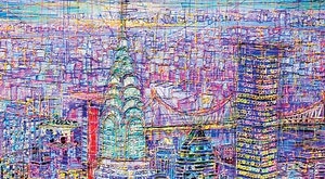 도시 뒤덮은 무수한 선… 누에고치 같은 고립 상징[그림 에세이]