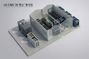 LG CNS, 컨테이너형 데이터센터 ‘AI 박스’ 출시